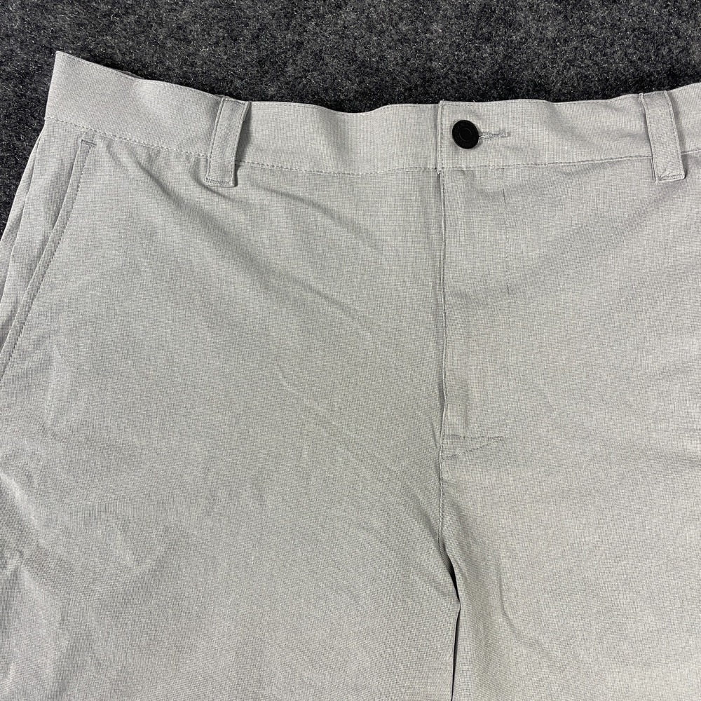Banana Republic Shorts Mens 40 Gray Stretch Elastic Waist Flat Front Casual - Picture 3 of 12